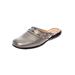 Wide Width Women's The McKenna Mule by Comfortview in Gunmetal (Size 8 1/2 W)