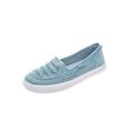 Women's The Analia Slip-On Sneaker by Comfortview in Light Denim (Size 10 1/2 M)