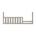 Child Craft Toddler Guard Rail for Kieran, Wood in Gray | 21 H x 56 W x 1 D in | Wayfair F09554.77