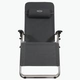 Kamp-Rite Outdoor Folding Reclining Zero Gravity Chair w/Headrest Pillow Metal in Black | 37 H x 24 W x 7 D in | Wayfair KAMPAC079