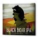 Millwood Pines Leaf Peeper Bear IPA by Ryan Fowler - Wrapped Canvas Graphic Art Print Canvas in Gray/Orange/Yellow | 18 H x 18 W x 0.75 D in | Wayfair