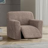 PAULATO by GA.I.CO. Microfibra Collection Stretch Recliner Slipcover - Easy to Clean & Durable in Pink/Gray | 35 H x 40 W x 40 D in | Wayfair