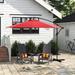 Andover Mills™ Iyanna 10' Cantilever Umbrella Metal in Red | 98.4 H in | Wayfair 6BB268AF38734AD7B8BC22EEBEE7ACE5