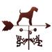 Millwood Pines Vanille Airedale Weathervane Metal/Steel in Brown/Gray | 30 H x 21 W x 15.5 D in | Wayfair C20D59D79FD44BE48F3FF931CC4782B3