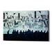 17 Stories Towards Together - Wrapped Canvas Graphic Art Print Metal in Black/Blue | 26 H x 40 W x 1.25 D in | Wayfair