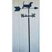 Winston Porter Shuff Garden Mount Basset Hound Weathervane Metal in Black | 65 H x 18 W x 13 D in | Wayfair C1DEF911DD1143B4B835DE08710A06D8