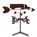 Williston Forge Fiza Semi Truck Weathervane Metal/Steel in Brown/Gray | 30 H x 21 W x 15.5 D in | Wayfair BF733BE2E1A346B58E2D8C8A8B1A60A0