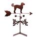 Millwood Pines Vanille Labradoodle Dog Weathervane Metal/Steel in Brown/Gray | 30 H x 21 W x 15.5 D in | Wayfair C2642AE1A7F14E3587C18694542D5A40