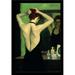 House of Hampton® Black Dress by Ed Martinez - Picture Frame Graphic Art Print on Paper in Black/Green | 20.5 H x 14.5 W x 1.25 D in | Wayfair