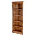 Greyleigh™ Adilynn Corner Bookcase Wood in Brown | 60 H x 27 W x 20 D in | Wayfair 9E3F279CB36948D99C3538CB581238B6