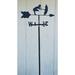 Winston Porter Sandburg Garden Mount Umbrella Girl Weathervane Metal in Black | 67 H x 18 W x 13 D in | Wayfair E8C15281F07C4B9AB46D5CC8CB457000