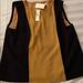 J. Crew Tops | Jcrew Black And Tan Sleeveless Top | Color: Black/Tan | Size: 10