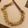 Michael Kors Jewelry | Michael Kors Gold Chain Bracelet | Color: Brown/Gold | Size: Os