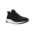 Wide Width Women's Tour Knit Running Shoe by Propet in Black (Size 12 W)