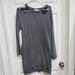 American Eagle Outfitters Dresses | Aeo Don't Ask Why Long Sleeve Sweater Dress | Color: Gray | Size: S