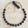 J. Crew Jewelry | J Crew Navy Beaded Necklace. Nwt | Color: Blue | Size: Os