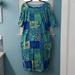 Lularoe Dresses | Lularoe Julia Dress Xxl Nwot | Color: Blue/Green | Size: Xxl