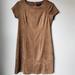 Jessica Simpson Dresses | Jessica Simpson Suede Shift Dress ! | Color: Brown/Tan | Size: 8