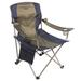 Kamp-Rite Kamp Rite Folding Camp Chair w/2 Cupholders & Detachable Footrest Metal in Blue | 38 H x 38 W x 28 D in | Wayfair KAMPCC231