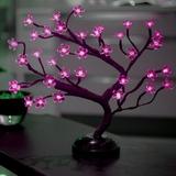 The Holiday Aisle® Lighted Trees & Branches in Pink | 15 H x 7.9 W x 4.9 D in | Wayfair SSXTSD36B-PK-WF
