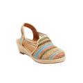 Extra Wide Width Women's The Clea Espadrille by Comfortview in Natural (Size 7 WW)