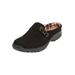 Wide Width Women's The Joy Slip On Mule by Comfortview in Black (Size 11 W)