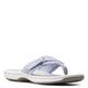 Clarks Women's Breeze SEA Flip-Flop, Blue Gray, 10 UK