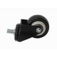 FixtureDisplays PU Stem Wheel 360 Degree Rotation Swivel Furniture Caster Non-Locking Castor | 3.54 H x 1.57 W x 1.97 D in | Wayfair 400800-4PK