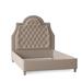 My Chic Nest Amanda Upholstery Standard Bed Upholstered in Brown | 64 H x 74 W x 90 D in | Wayfair Amanda Bed-554-1038-1140-Old Gold-CK