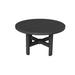 Latitude Run® Glodine Round Outdoor Coffee Table 35.5" Plastic in Black | 20 H x 35.5 W x 35.5 D in | Wayfair 79D6E904714248FBAE80E716CEA9A720