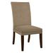 Hekman Jenny Side Chair Faux Leather/Upholstered/Velvet/Fabric in Red/Brown | 40 H x 19.5 W x 25.75 D in | Wayfair 72771002-073F