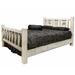 Loon Peak® Homestead Collection Pine Bed Wood in Brown/Green/White | 47 H x 60 W x 87 D in | Wayfair F0E2F8D29A5A4C0C89DD744F539C571F