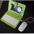 Étui à rabat avec clavier filaire et souris pour smartphone accessoires pour téléphone Android
