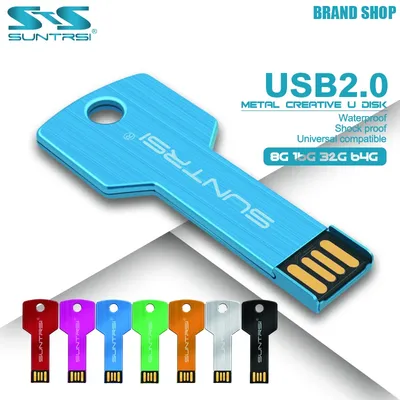 SUNTRSI – Clé USB 2.0 Flash à offrir en cadeau pour PC résistant à l'eau 8 go 16 go 32 go 64
