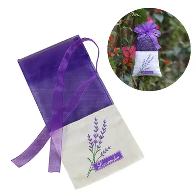 AfricHome-Sachets de fleurs sèches parfumées sacs de µnaturelle sac de rangement pour l'épargne