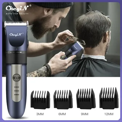 Tondeuse à barbe électrique professionnelle pour hommes tondeuse à cheveux aste coupe de cheveux