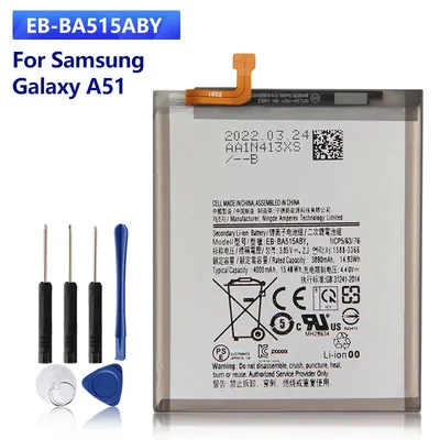 Nouveau Remplacement Batterie EB-BA515ABY Pour Samsung Galaxy A51 SM-A515 SM-A515F/DSM SM-A515F