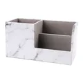 Organiseur multifonction en cuir marbré L29K stylo de rangement pour papeterie de bureau