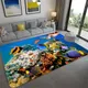 Tapis de poisson de mer 3D pour chambre d'enfant lea doux polymères de table basse pour salon