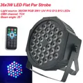 Lumière stroboscopique LED 36x3W RGB DMX pour une atmosphère de Disco DJ fête musicale Club