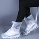 Couvre-chaussures imperméables non ald unisexes protecteur de chaussures bottes de pluie pour les