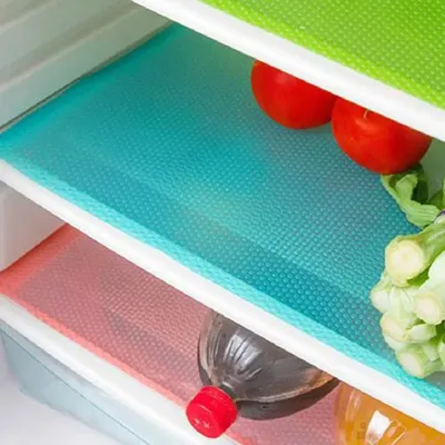 Tapis de réfrigérateur anti-moisissure 4 pièces/ensemble tapis de réfrigérateur étanche à