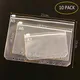 Pochettes en plastique transparentes pour classeur à anneaux pocommuniste zippées format A5