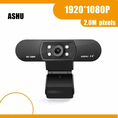 Webcam 1080P caméra HDWeb avec Microphone HD intégré 1920x1080p prise USB Webcam nplay vidéo à