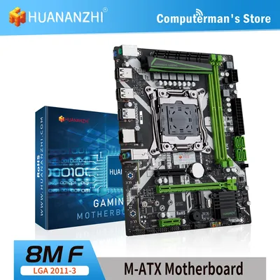 HUANANZHI – carte mère Intel XEON E5 2011 LGA LGA2011-3 8M F mémoire DDR4 RECC NON-ECC NVME