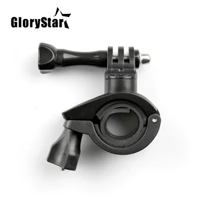 GloryStar – Support de guidon de vélo rotatif adaptateur de Support de Clip de moto pour Gopro Hero