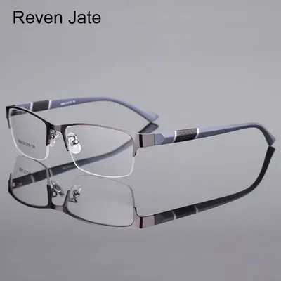 Reven Jate 8850 demi-jante alliage avant Flexible en plastique TR-90 Temple jambes optique lunettes