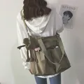 Oxford sac à bandoulière en toile de grande capacité pour fille sac seau à main sacs à bandoulière