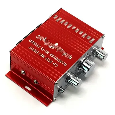 Mini Amplificateur Audio Stéréo pour Voiture Moto Maison Bateau Auto 2 Canaux Numérique