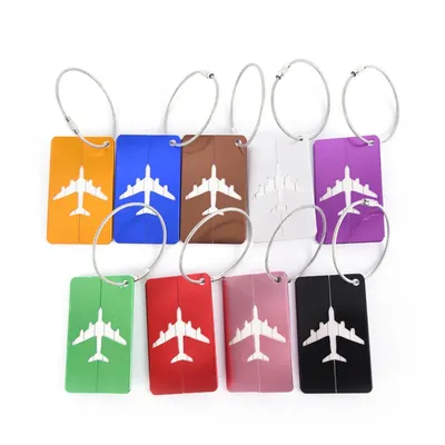 Bagages et sacs accessoires avion mignon nouveauté funky voyage bagages étiquette sangles valise